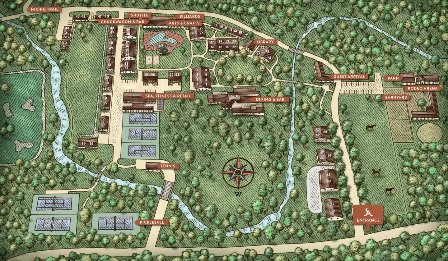 Alisal Ranch Map