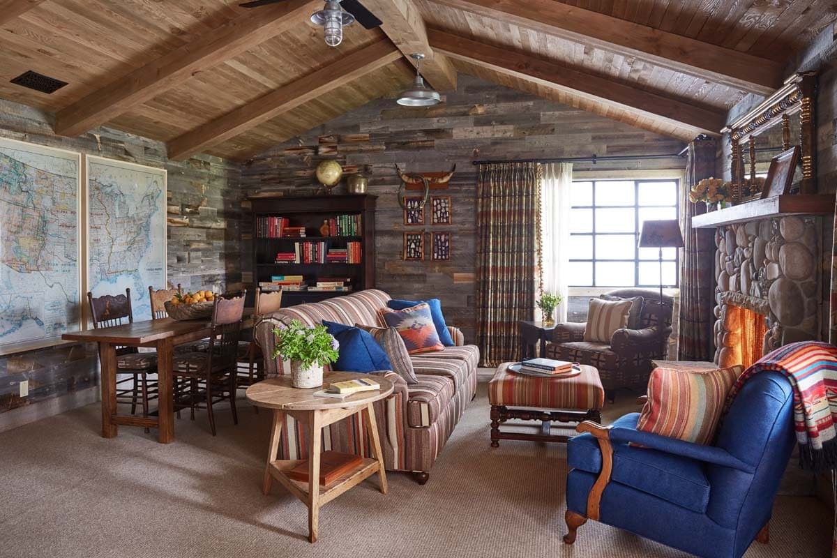 living room and dining room area in Turner house