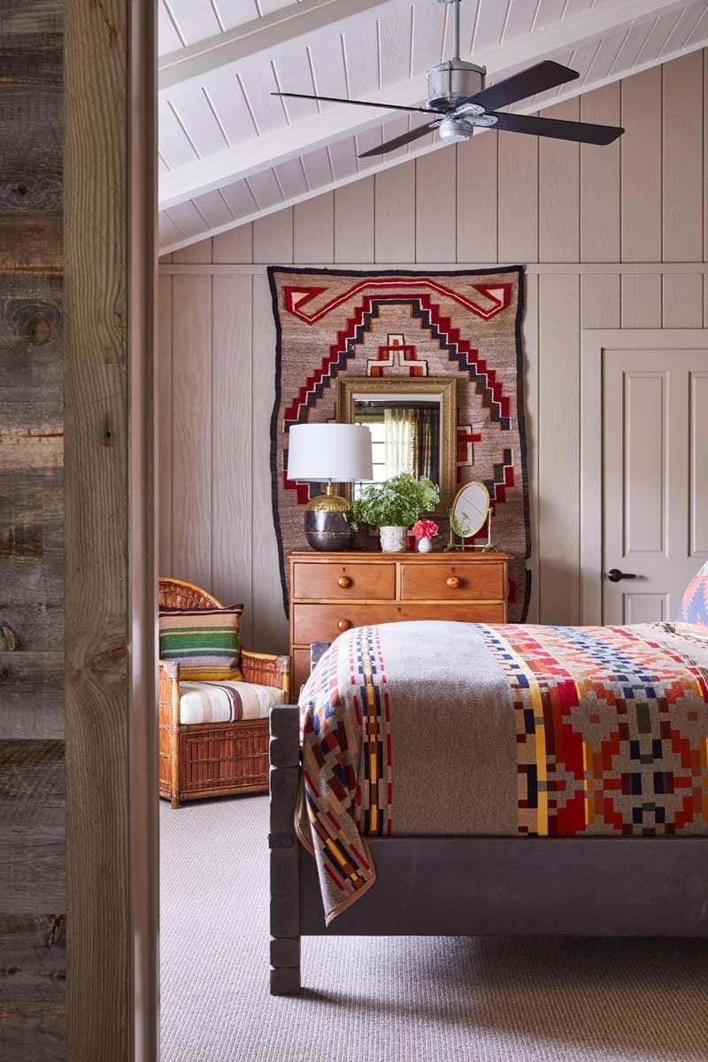 bedroom interior in Turner house