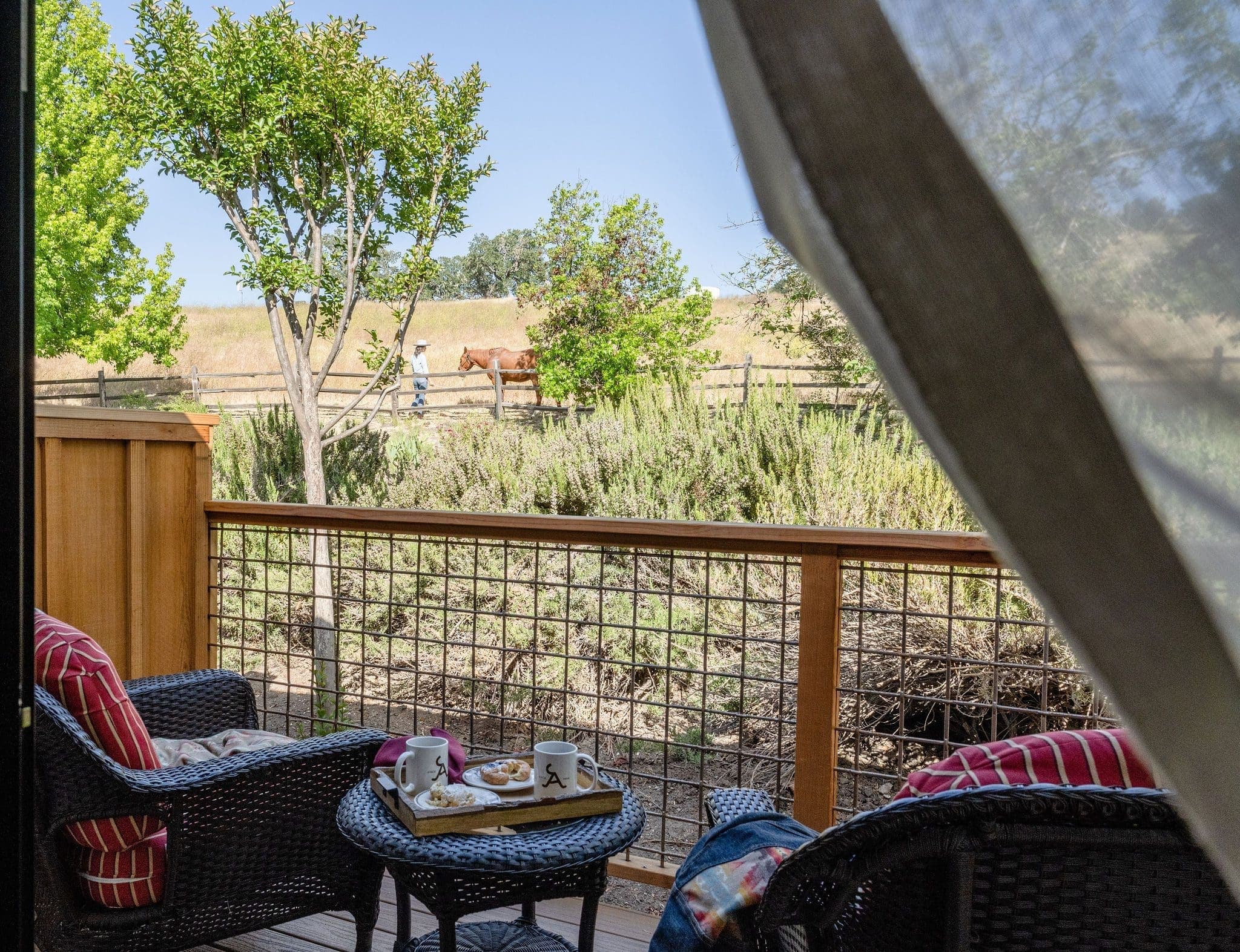 patio view of superior cottage
