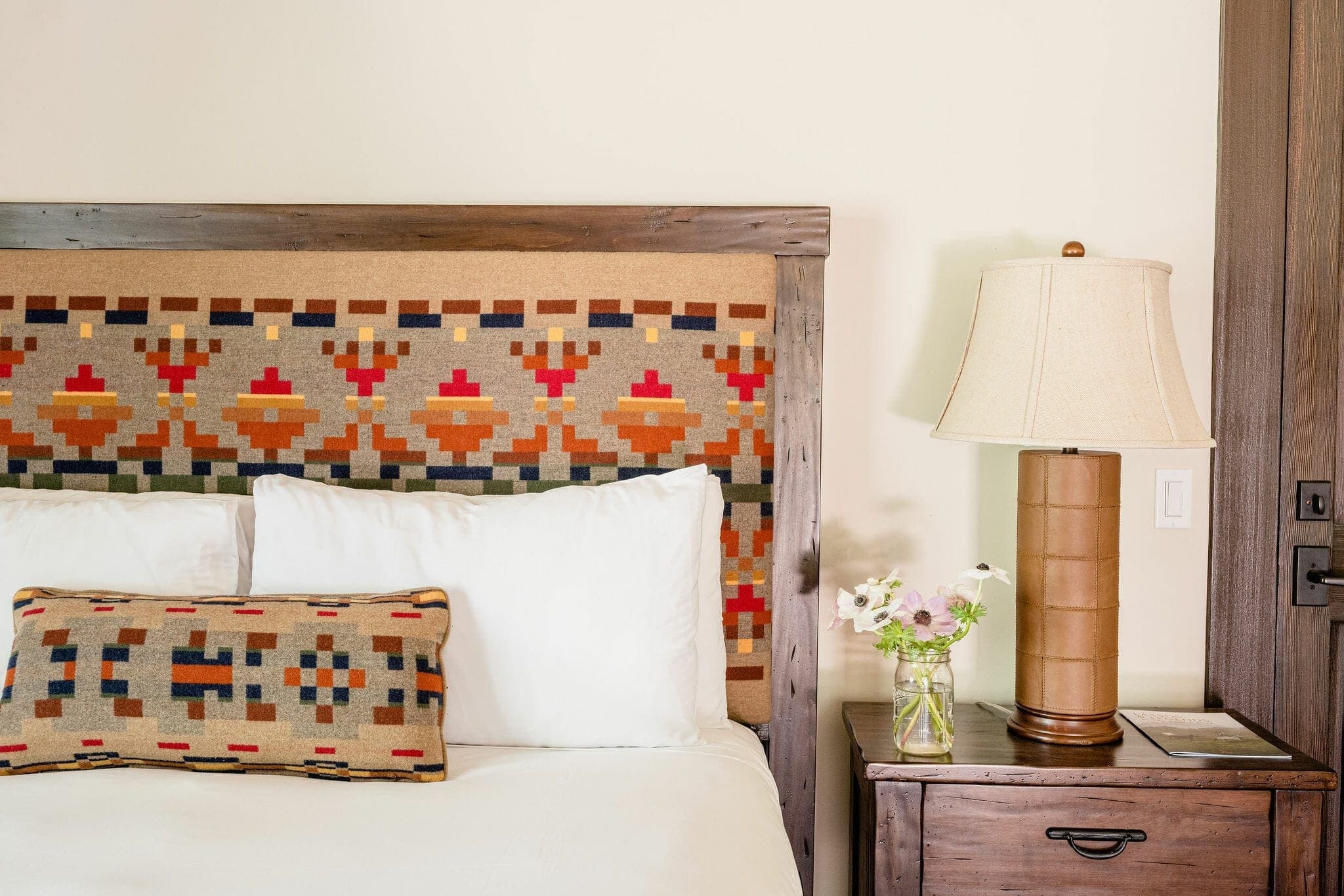 Bedroom within the jackson House at Alisal Ranch