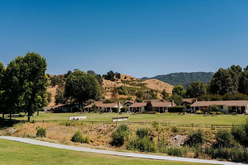 view of ranch and hills