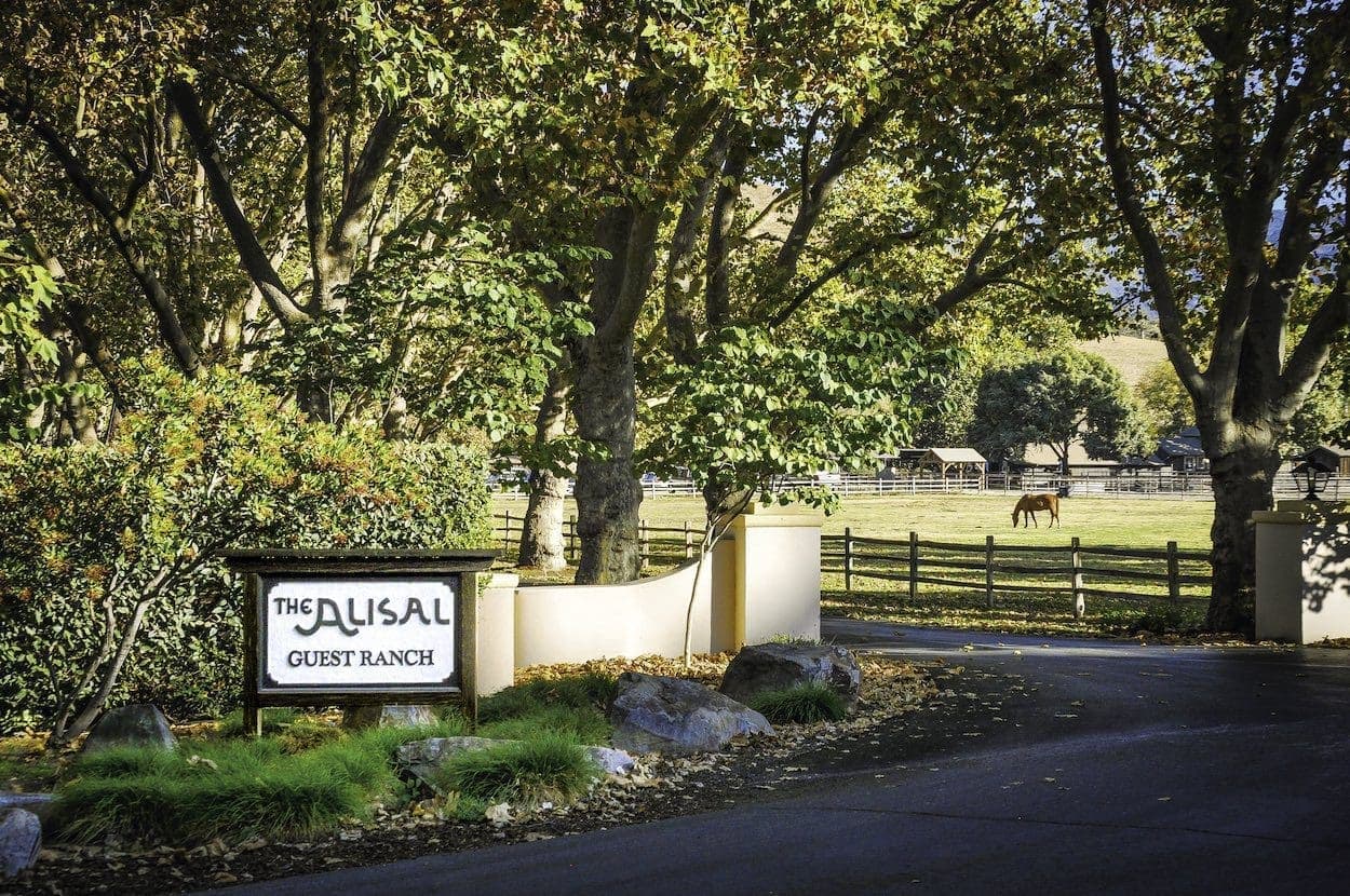 Alisal Guest ranch entrance