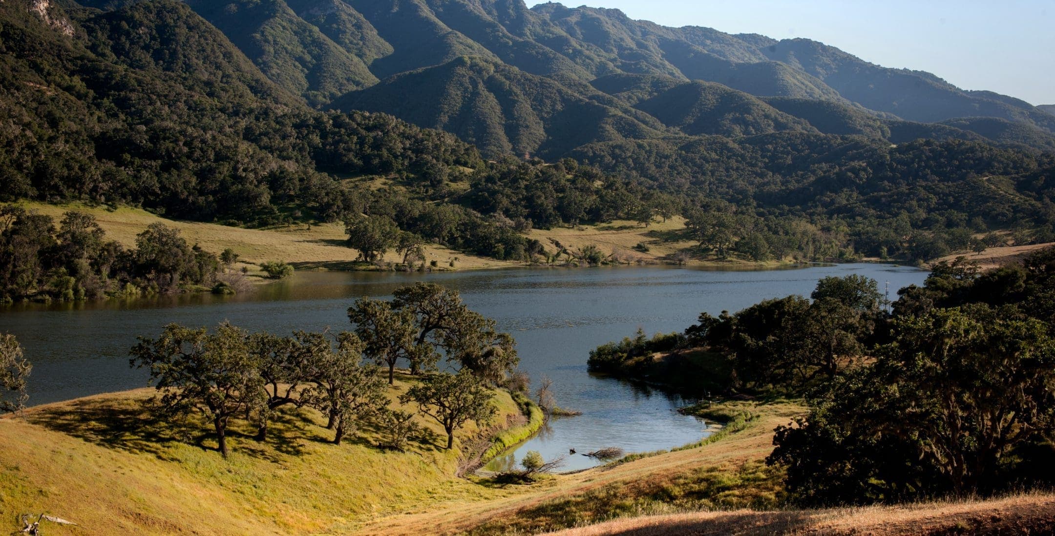 view of the mountains and river