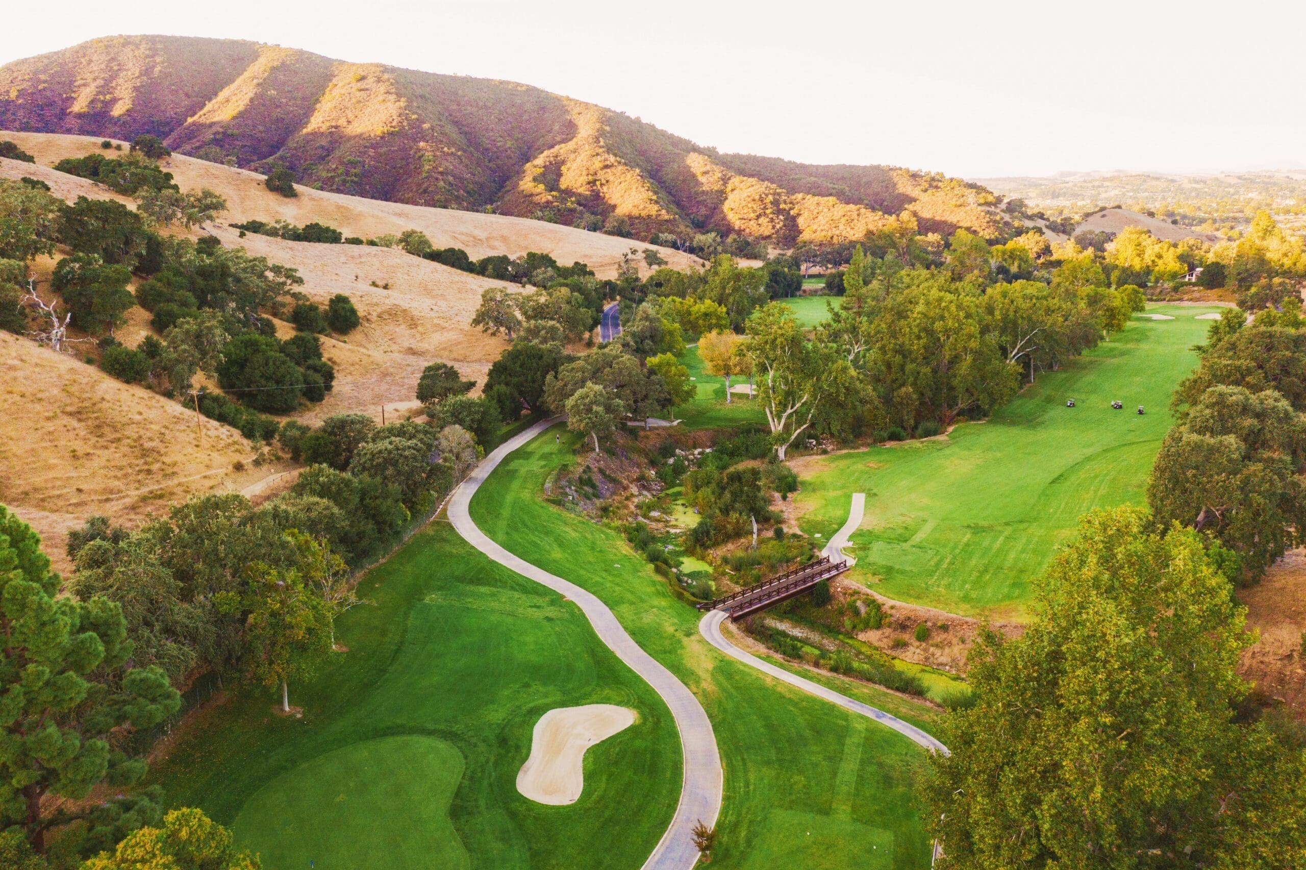 aerial view of alisal ranch golf course