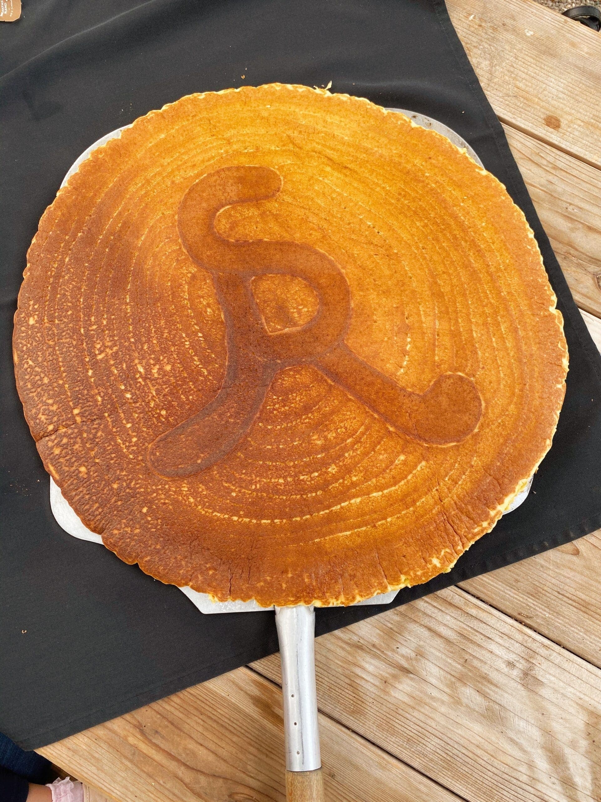 pancake with Alisal logo