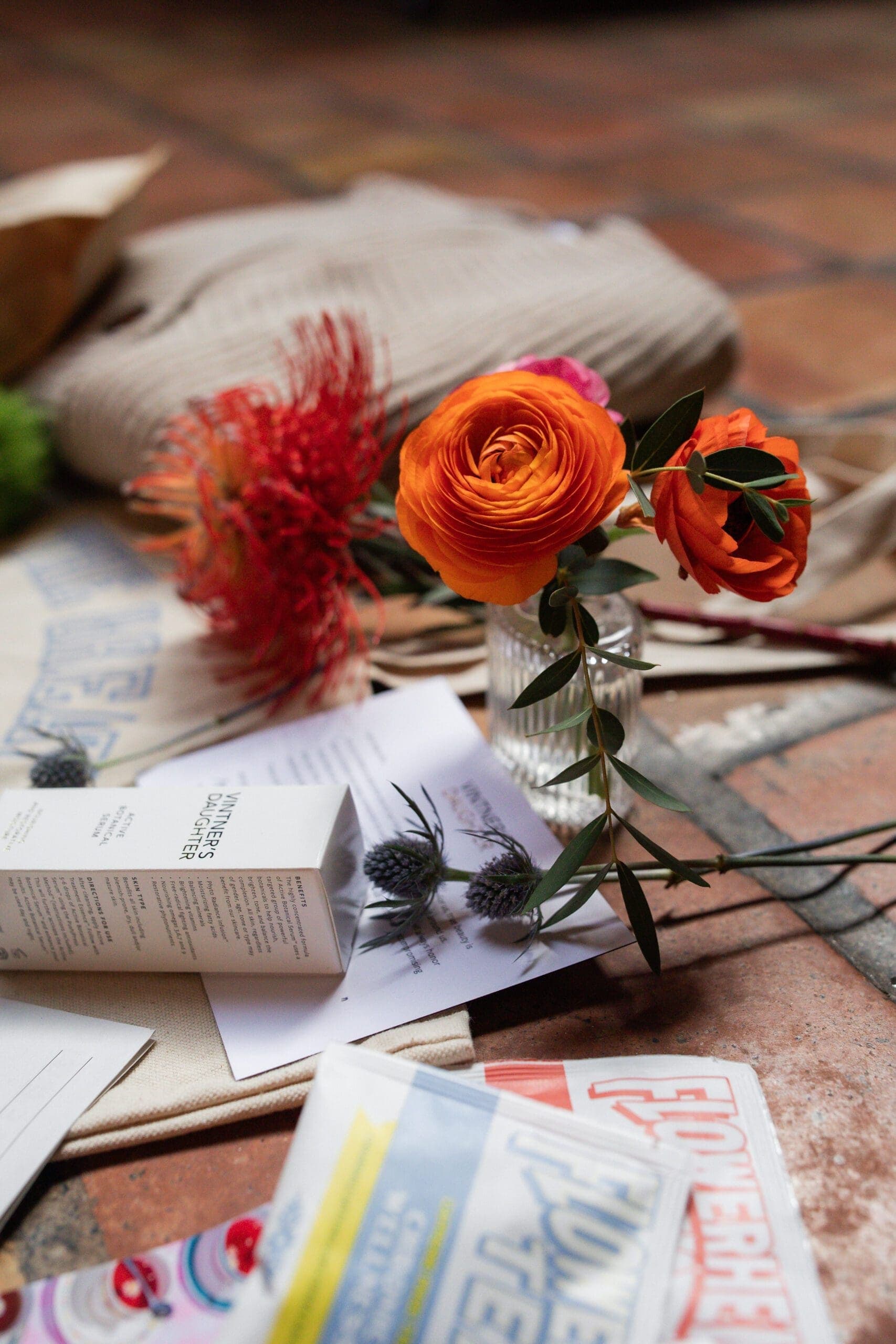 flowers in vase