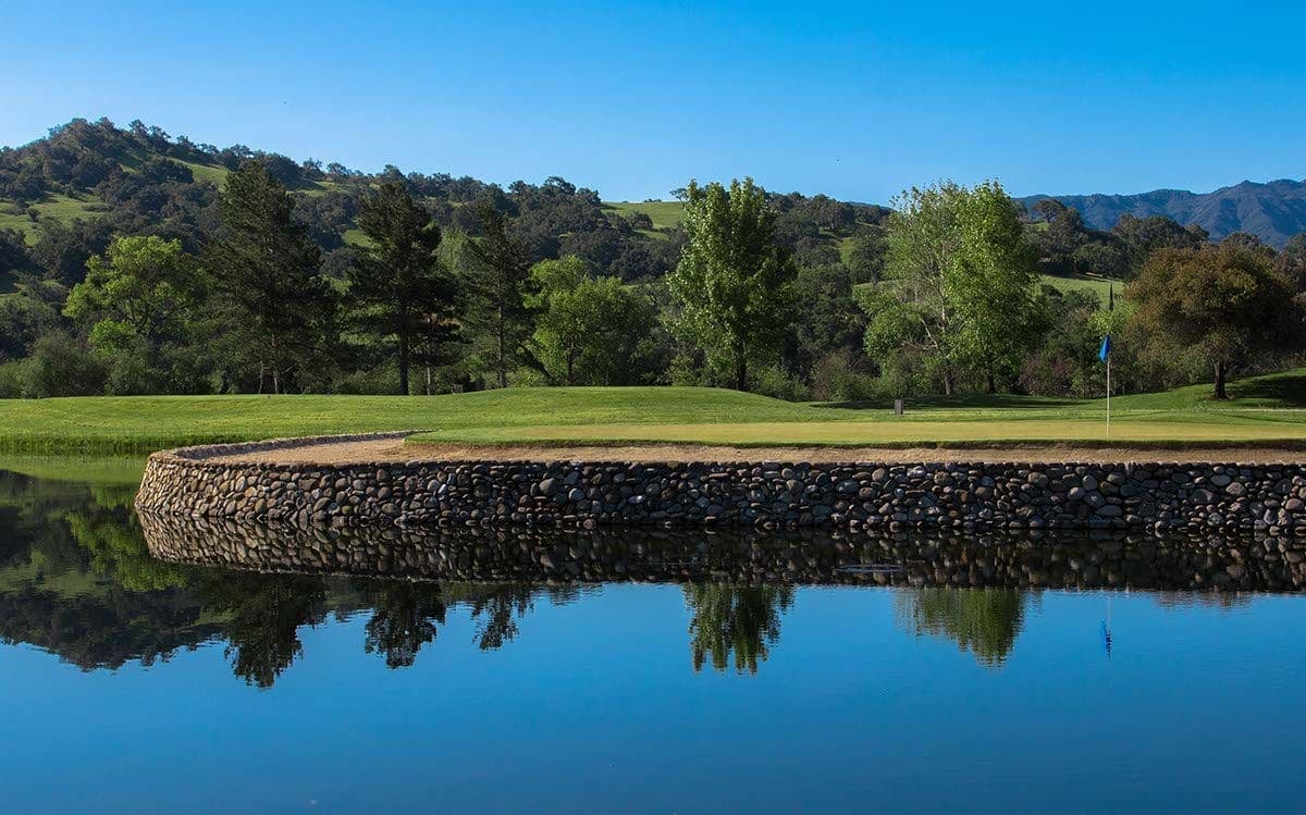 view of the golf course