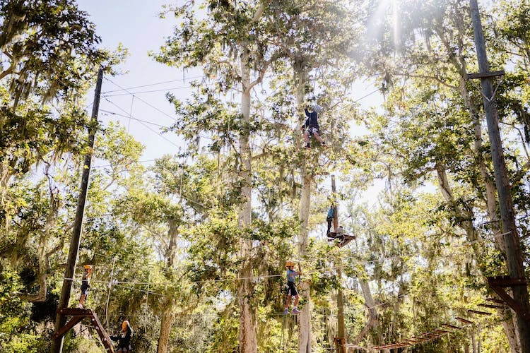 Ropes course at Alisal Ranch