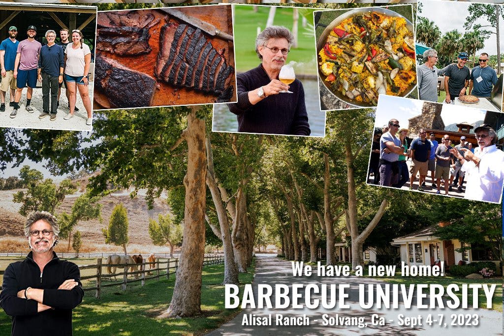 We have a new home! Barbeque University Alisal Ranch, Solvang, CA. September 4 to 7 2023