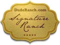 DudeRanch.come signature ranch logo
