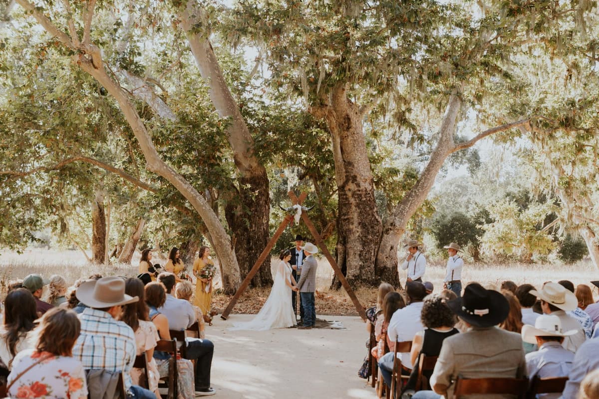 Rustic Wedding Ranch Alisal Ranch Solvang California