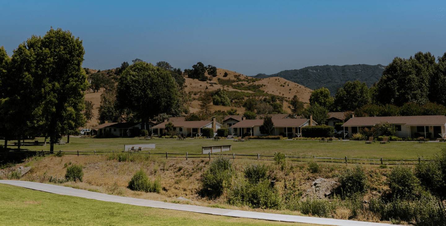 view of ranch and hills